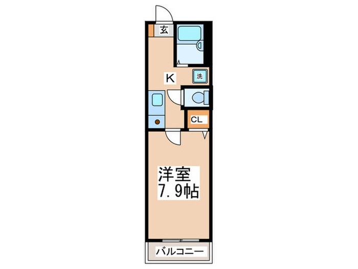 間取り図 パセオ　津久野