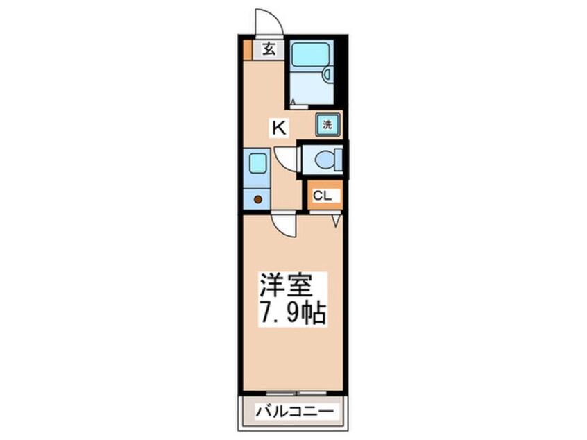 間取図 パセオ　津久野