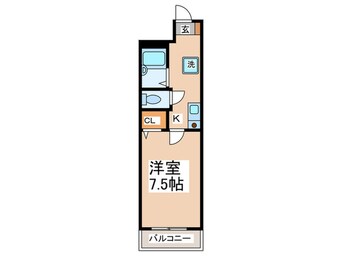 間取図 パセオ　津久野
