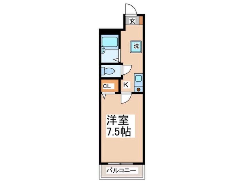 間取図 パセオ　津久野