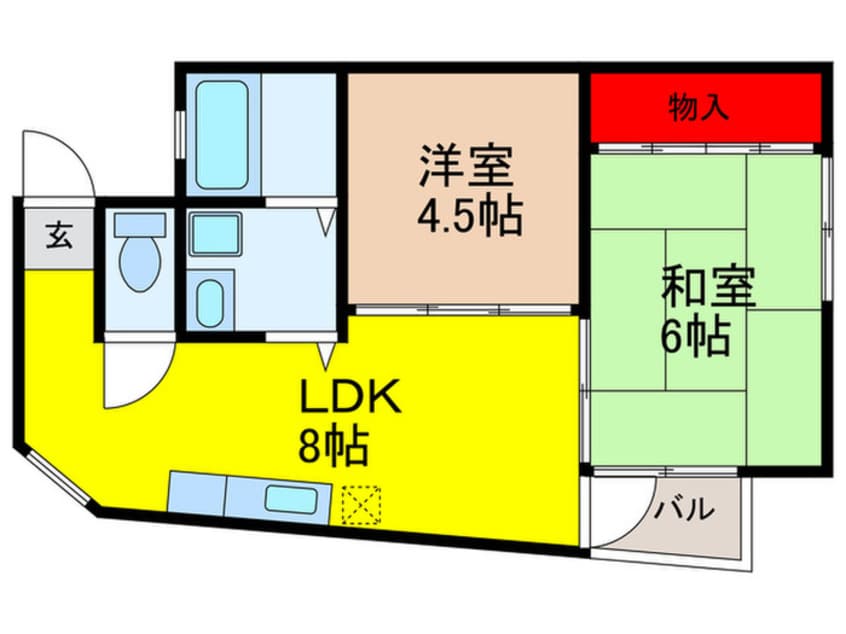 間取図 クレセント南町
