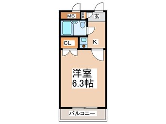 間取図 アルテハイム朝潮橋