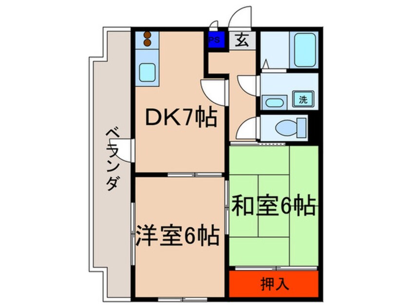 間取図 ＭＡＮＳＩＯＮ禅