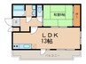 ＭＡＮＳＩＯＮ禅 1LDKの間取り
