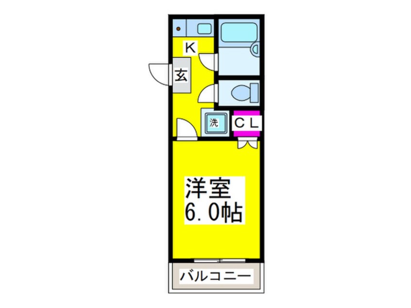 間取図 メゾンオリビア寺地