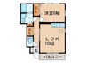 セジュ－ルモダン芝ヶ原 1LDKの間取り