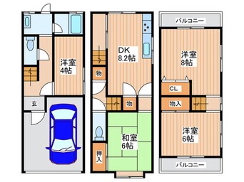 間取図 清水丘戸建