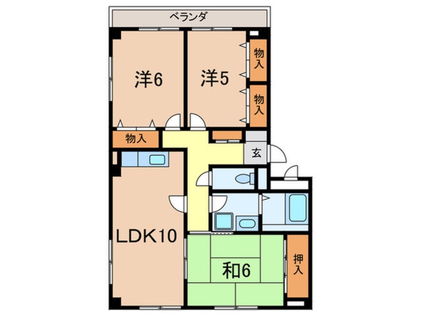 間取図 ＫＭ夙川