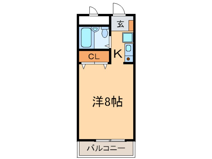 間取図 ヒルバレー妙法寺駅前