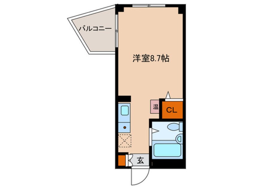 間取図 ヒルバレー妙法寺駅前