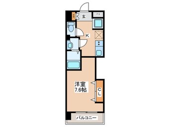 間取図 Luxe難波西Ⅱ