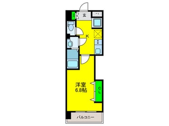 間取図 Luxe難波西Ⅱ