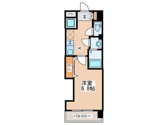 間取図 Luxe難波西Ⅱ