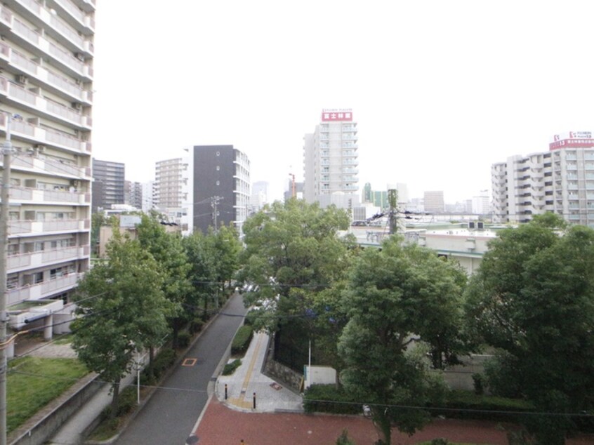 室内からの展望 Luxe難波西Ⅱ