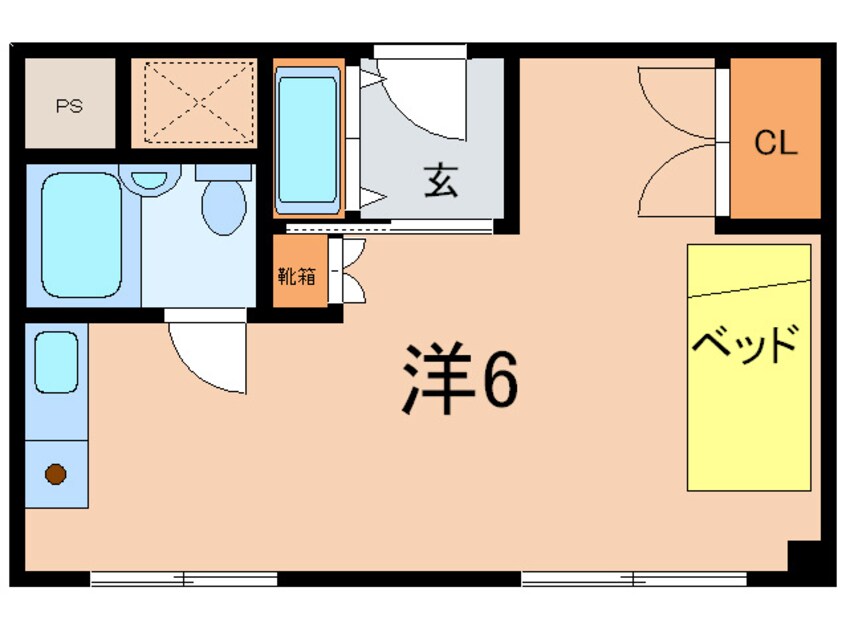 間取図 エルマーナ香枦園