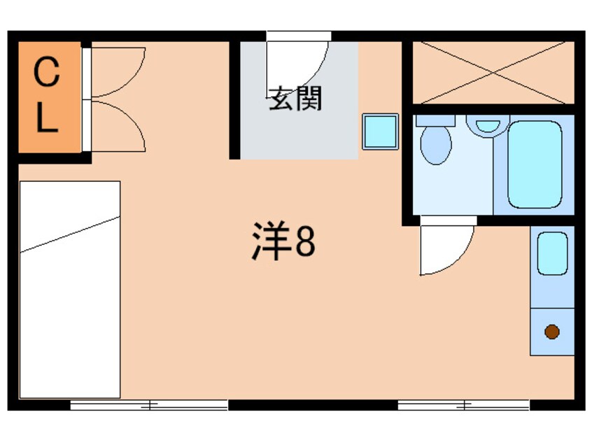 間取図 エルマーナ香枦園