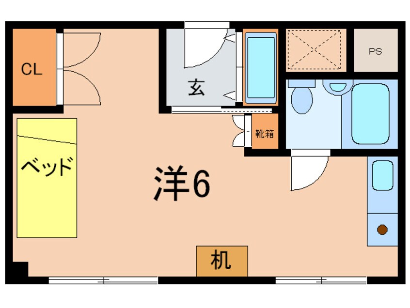 間取図 エルマーナ香枦園