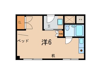 間取図 エルマーナ香枦園