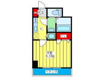 間取図 ﾗﾗﾌﾟﾚｲｽ　ｻﾞ・京橋ｽﾃﾗ(614)