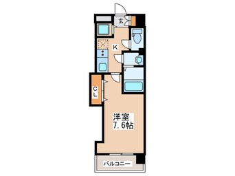 間取図 Luxe難波西Ⅲ