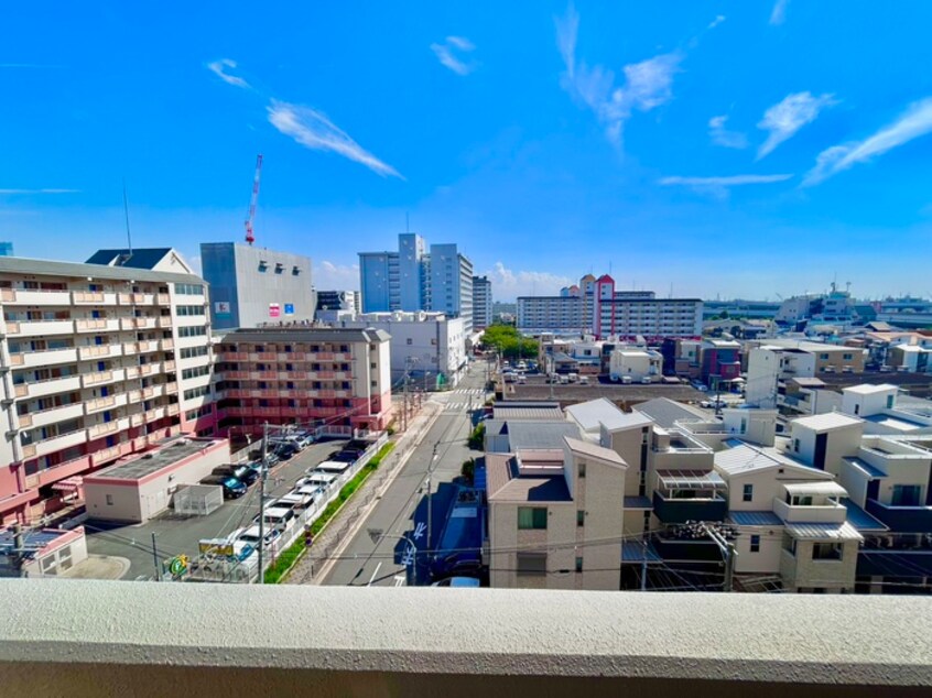 室内からの展望 Luxe難波西Ⅲ
