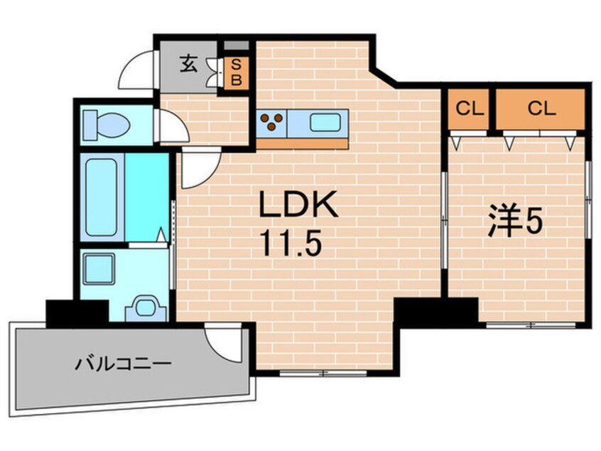 間取図 ロゼノワール夙川