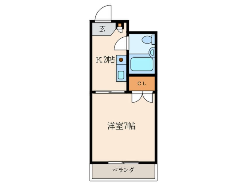 間取図 カサクレモナⅠ東館