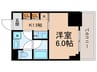 ﾙﾌｫﾝﾌﾟﾛｸﾞﾚ堺筋本町ﾀﾜｰﾚｼﾞﾃﾞﾝｽ 1Kの間取り