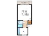 メゾネットＫⅡ 1Kの間取り