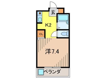 間取図 パッシ－ＣＯＣＯⅡ