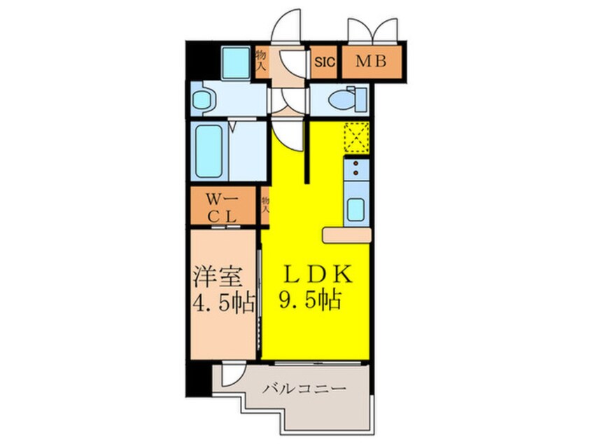 間取図 スプランディッド新大阪Ⅴ