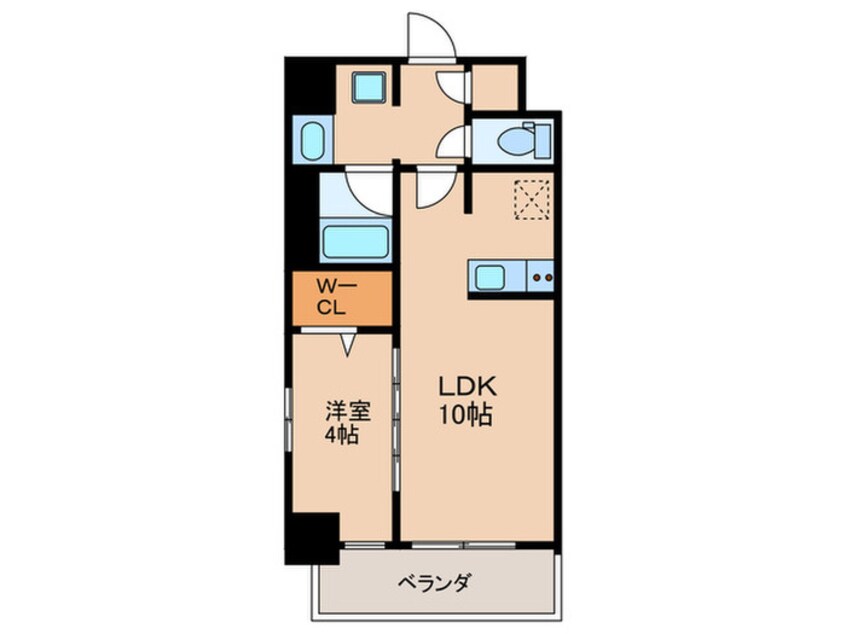 間取図 Metrosa京町堀