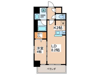 間取図 Metrosa京町堀