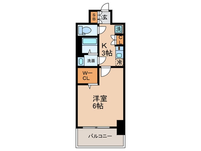 間取り図 Metrosa京町堀