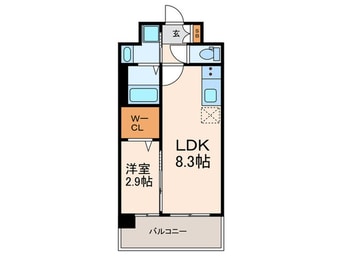 間取図 ソルテラス京都JUJO薫(509)