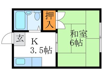 間取図 メゾネットＫⅠ