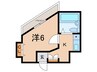 セビーヌ武庫之荘弐番館 1Kの間取り