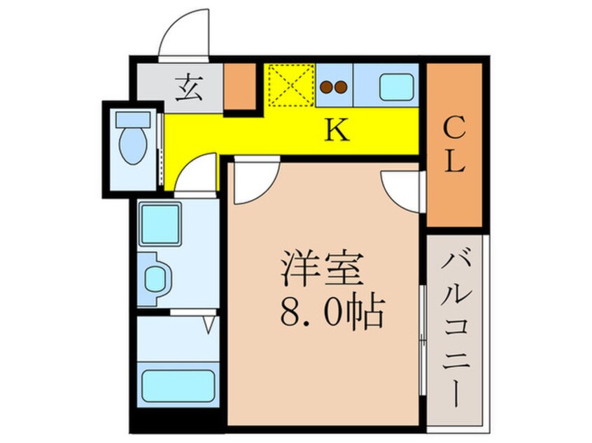 間取図 アネシス新大阪