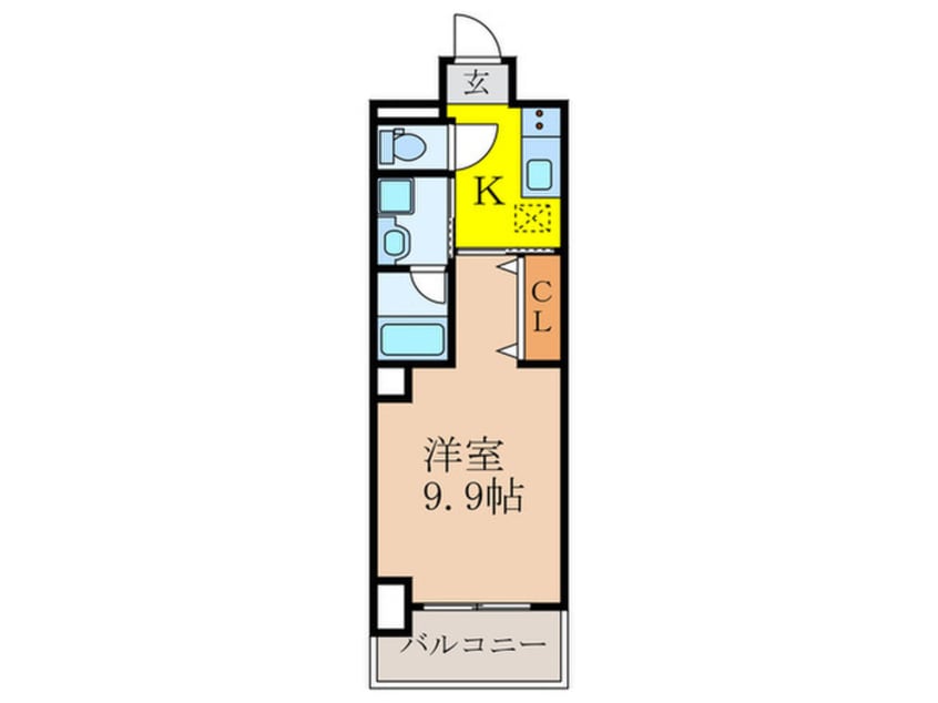 間取図 アネシス新大阪