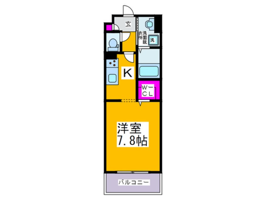 間取図 クリエオーレ上小阪