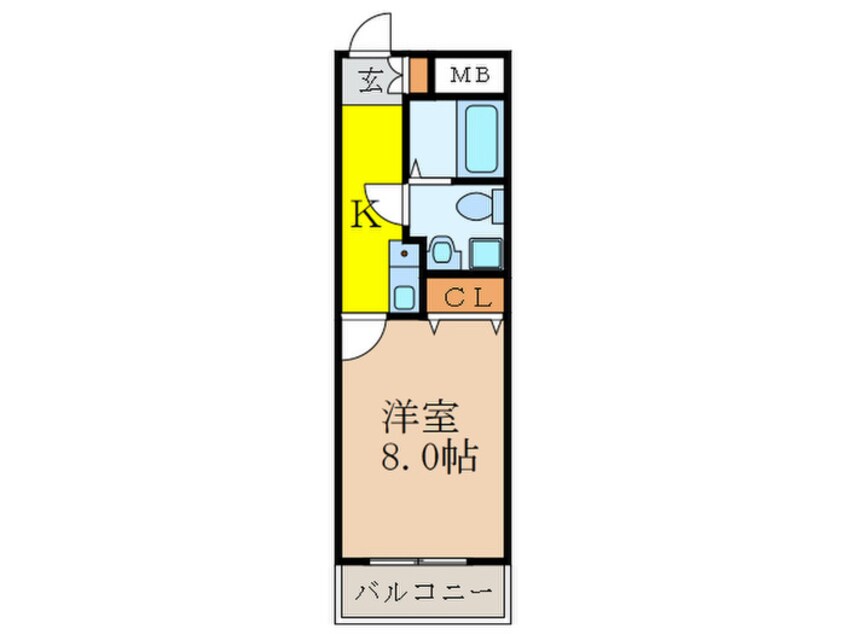 間取図 第２クリスタルハイム新大阪