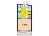 モリビル京橋 1Kの間取り