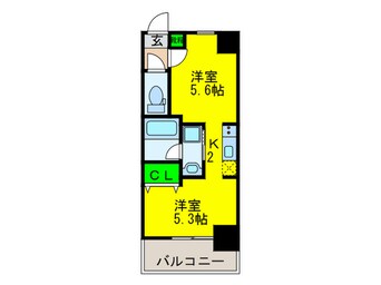 間取図 Ｄクレンツ平野