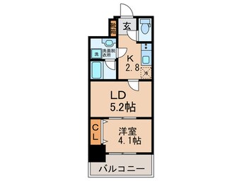 間取図 Ｄクレンツ平野