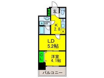 間取図 Ｄクレンツ平野