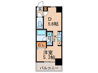 間取図 Ｄクレンツ平野