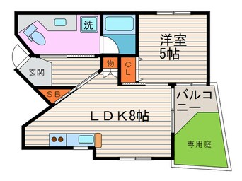 間取図 稲荷新風庵