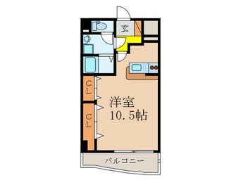 間取図 ディオーネ・ジエータ長堂