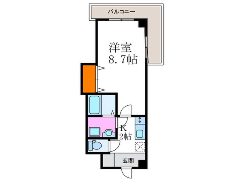 間取図 ｳﾞｪﾙﾒｿﾞﾝ北山