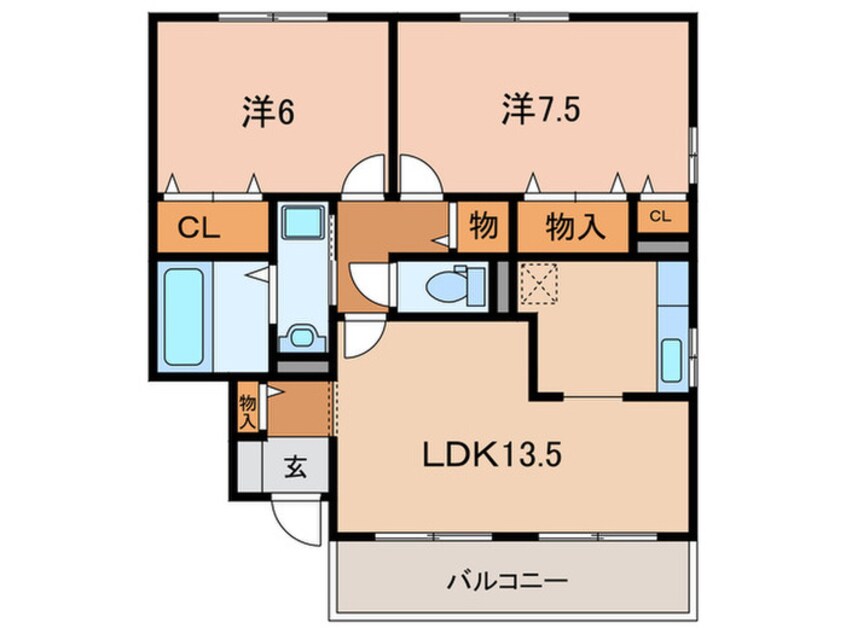 間取図 ソシアクレスト